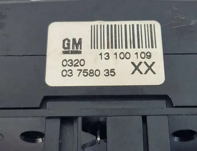 OPEL Zafira B (2005-2010) Hazard button 13100109 33057167