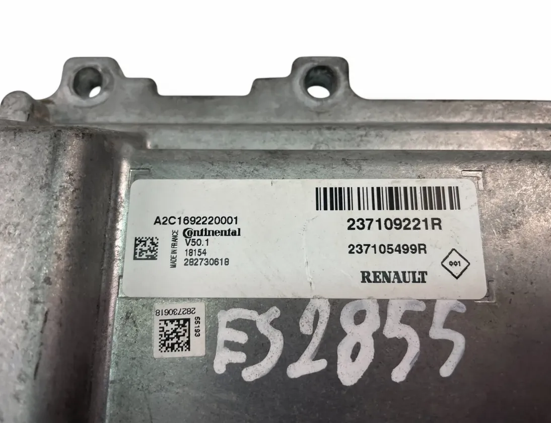 DACIA Logan 2 generation (2013-2020) Engine Control Unit ECU 237105499R,237109221R 29260135