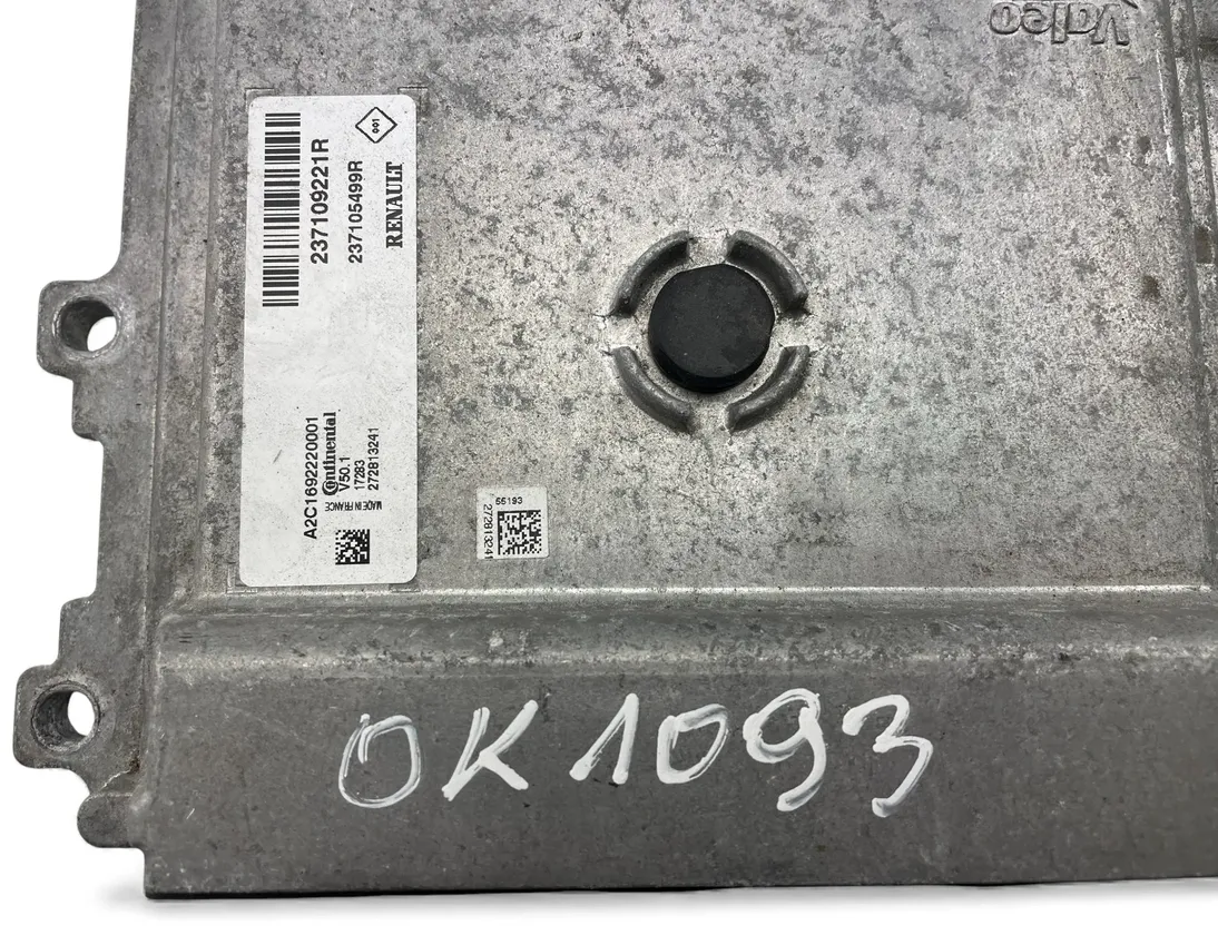 DACIA Sandero 2 generation (2013-2020) Engine Control Unit ECU 237109221R,237105499R 33100392