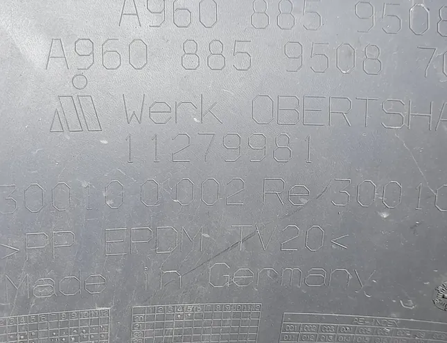 MERCEDES-BENZ ACTROS MP4 (2011-present) Wykończenie kabiny A9608859508,9608859508,A9608859508 30483165