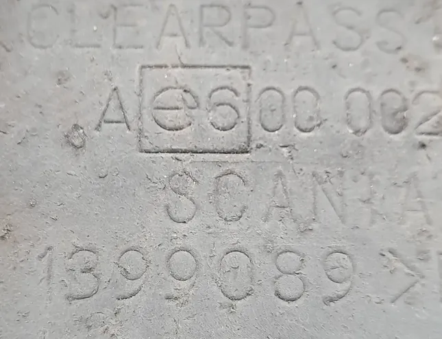 SCANIA L,P,G,R,S series (2016) Rear Left Mudguard 1399089,1947557,2712437,2302630 31048794