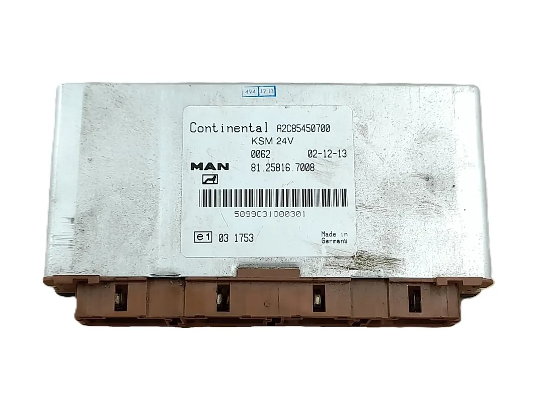 MAN TGX (2007-present) Other Control Units 81258167008,81.25816-7008,A2C85450700,KSM 34835758