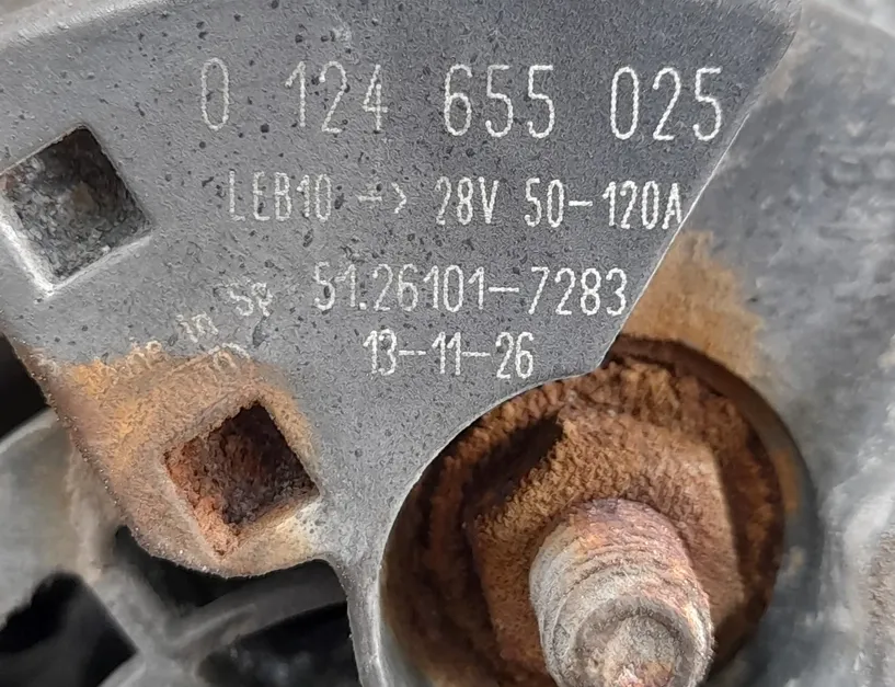 MAN TGX (2007-present) Alternator 51261017283,51.26101-7283,0124655025,0124655025,28.5V120A 34806568