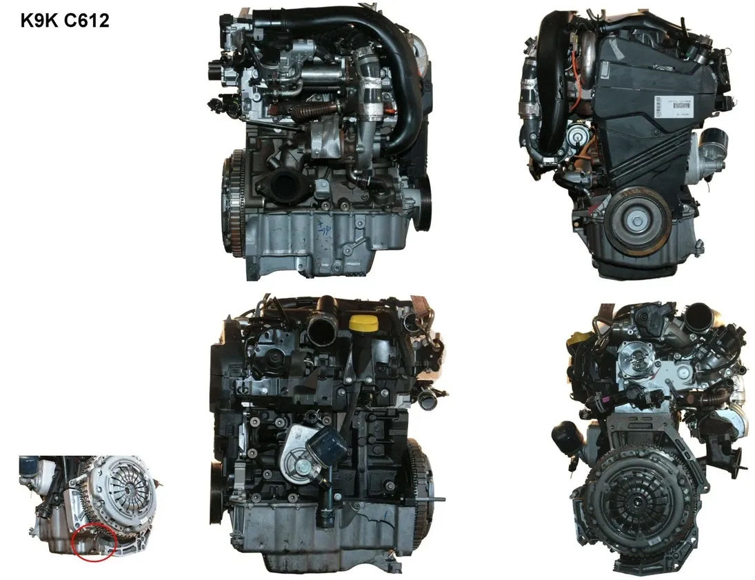 DACIA Dokker 1 generation (2012-2024) Engine K9K612 21398868