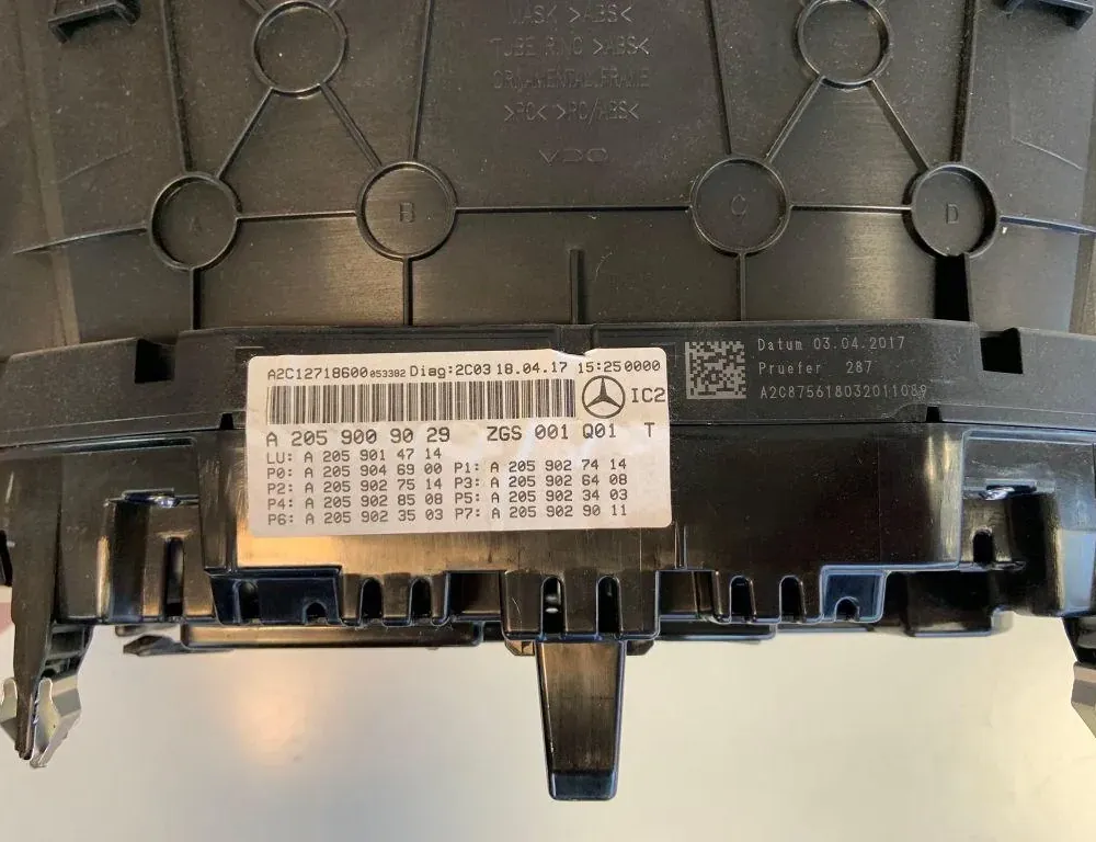 MERCEDES-BENZ C-Class W205/S205/C205 (2014-2023) Speedometer A2059009029 33773075