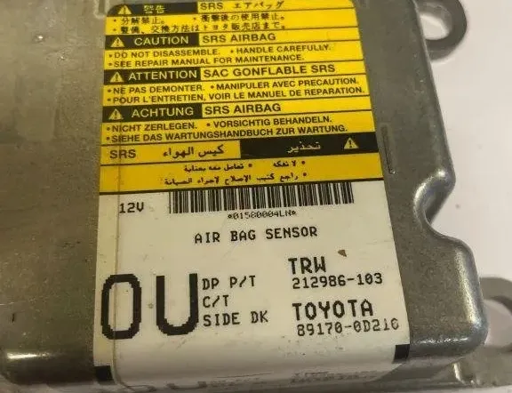 TOYOTA Yaris 2 generation (2005-2012) SRS Control Unit 891700D210,RQGSENS0P 31609299