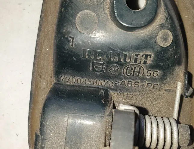 RENAULT Megane 1 generation (1995-2003) Left Rear Internal Opening Handle 7700830078,91127201 24627731