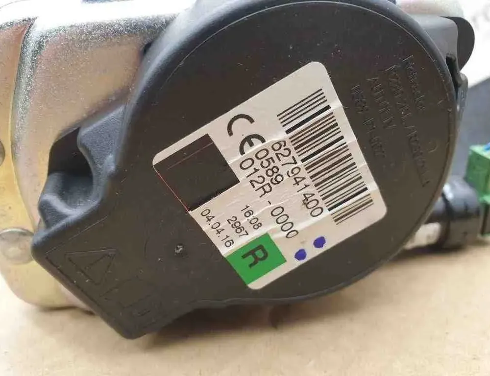 BMW 2 Series Grand Tourer F46 (2018-2023) Prawy przedni pas bezpieczeństwa 627941400,72117313304,7313304 32615266