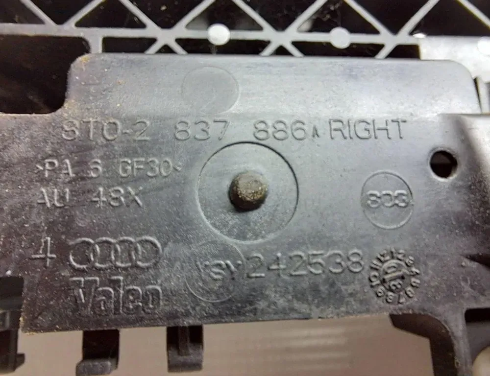 AUDI A4 B8/8K (2011-2016) Rear Right Door Interior Handle Frame 8T02837886 34976403