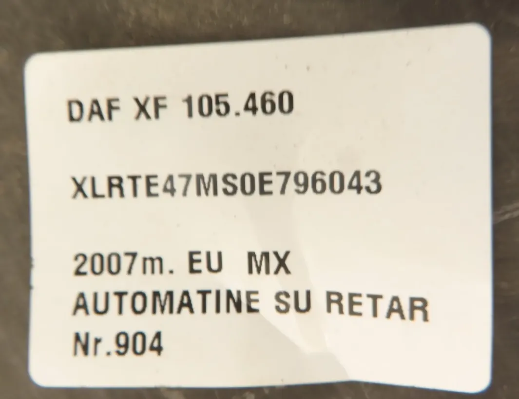 DAF XF (2012-present) Prawe lusterko boczne 33788828