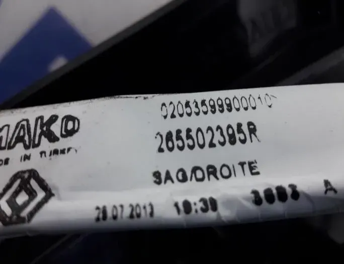 RENAULT Clio 4 generation (2012-2020) Right Side Tailgate Taillight 265502395R0,265502395R 26955581