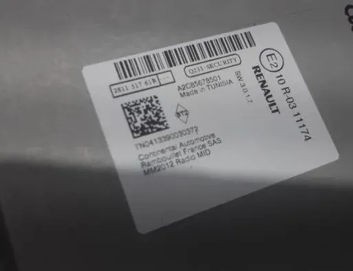 RENAULT Captur 1 generation (2013-2019) Music Player Without GPS 281151559R,281151761R 27744561