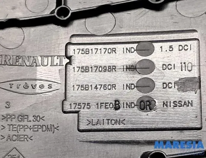 RENAULT Megane 3 generation (2008-2020) Engine Cover 175B17098R,175B17170R 30855537