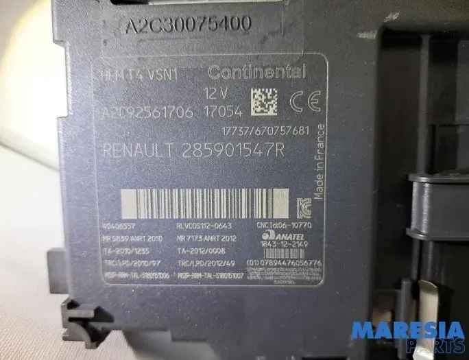 RENAULT Clio 4 generation (2012-2020) Engine Control Unit ECU 237105499R,237109221R,284B16257R,284B10447R,285900636R,285901547R,285906306R,A2C92226608,170790045,00237109221R,1500913070865546,284B17493R,00284B10447R 33571436