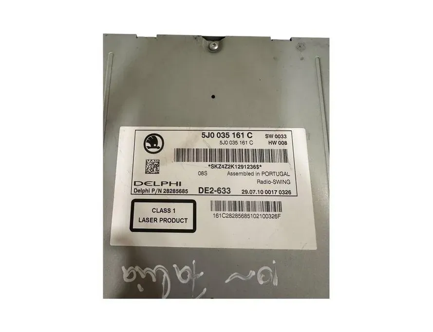 SKODA Fabia 2 generation (2010-2014) Odtwarzacz muzyczny z GPS 5J0035161C 35109566