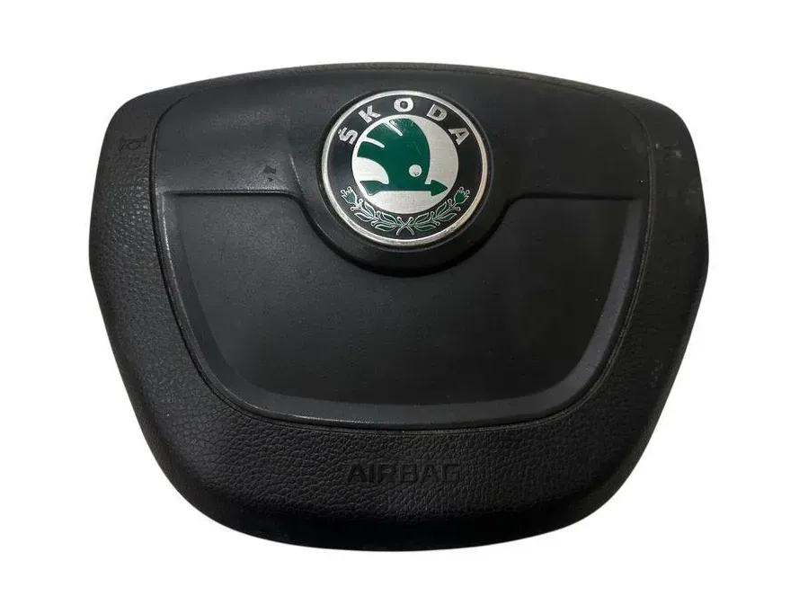 SKODA Fabia 2 generation  (2010-2014) Poduszka powietrzna kierownicy 5J0880201H 35109845