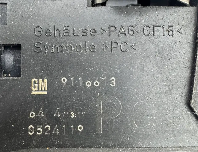 OPEL Corsa B (1993-2000) Jednostka sterująca włącznikiem reflektorów 9116613 35108710