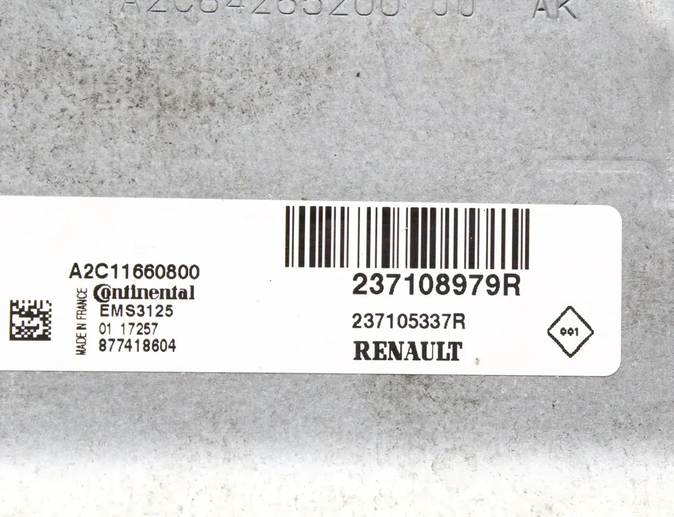 RENAULT Clio 4 generation (2012-2020) Engine Control Unit ECU 237108979R 32957817