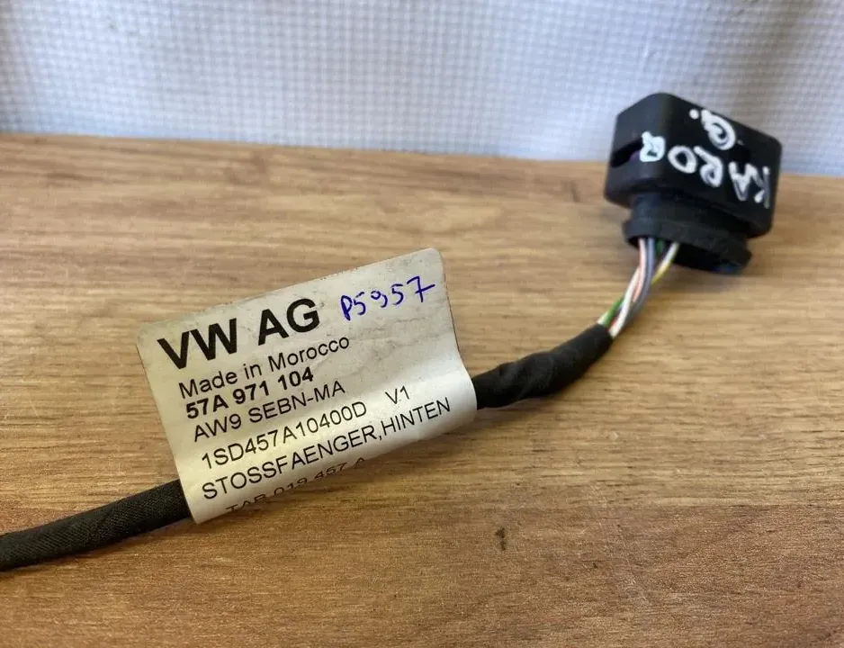 SKODA Karoq 1 generation (2017-2024) Rear Parking Aid Wiring 57A971104 34540561