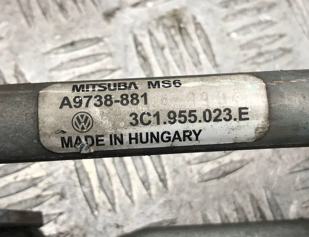 VOLKSWAGEN Passat B7 (2010-2015) Front Windshield Wiper Mechanism 3C1955419A 30592242