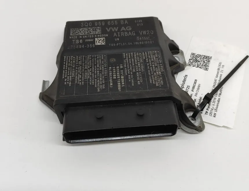 VOLKSWAGEN Passat B8 (2014-2023) SRS Control Unit 3Q0959655BA 28329725