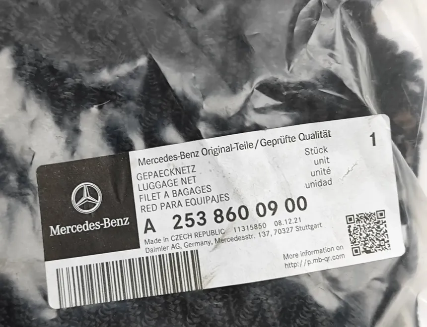 MERCEDES-BENZ GLC X253 (2015-2024) Trunk Trim A2538600900 32636648