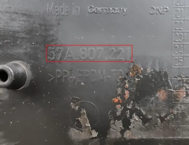 SKODA Karoq 1 generation (2017-2024) Front Bumper 57A807221 29659876