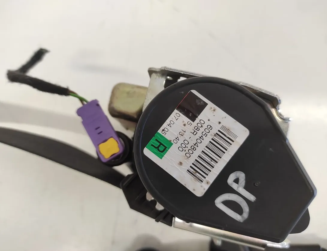 AUDI A6 C6/4F (2004-2011) Front Right Seatbelt 008R000,605404800 21246244