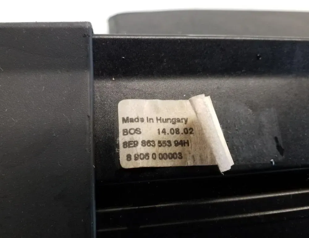 AUDI A4 B6/8E (2000-2005) Trunk curtain 8E986355394G 35063807