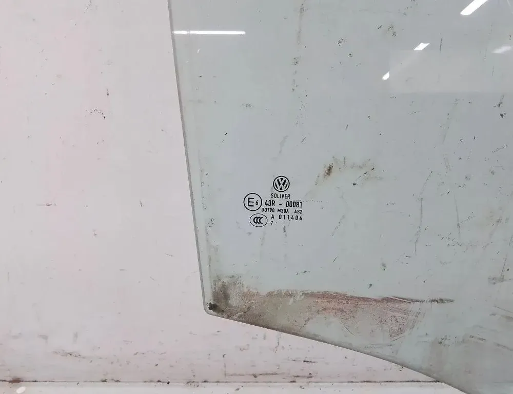 VOLKSWAGEN Passat B6 (2005-2010) Rear Right Door Window Glass 43R00081 35100642