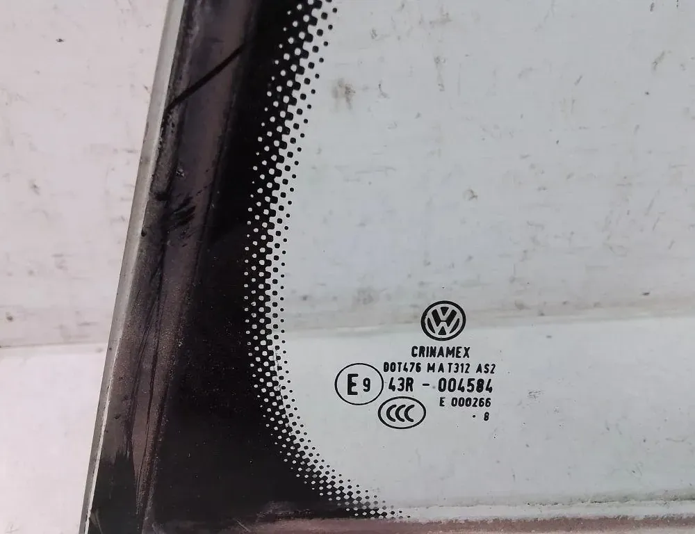 VOLKSWAGEN Golf 5 generation (2003-2009) Right rear door window 43R004584 35066495
