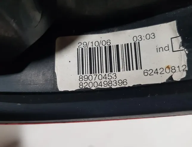 DACIA Logan 1 generation (2004-2012) Rear Left Taillight 89070453 25789579