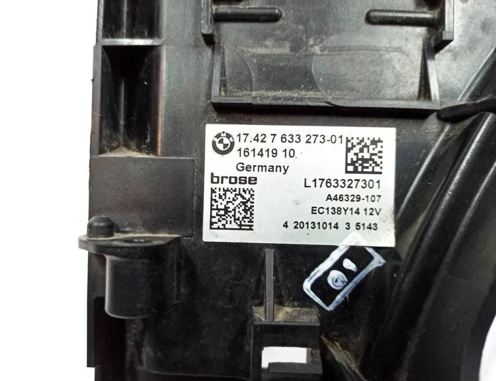 BMW 5 Series F10/F11 (2009-2017) Radiator fan 7633273,17427633273,1742763327301 34314398