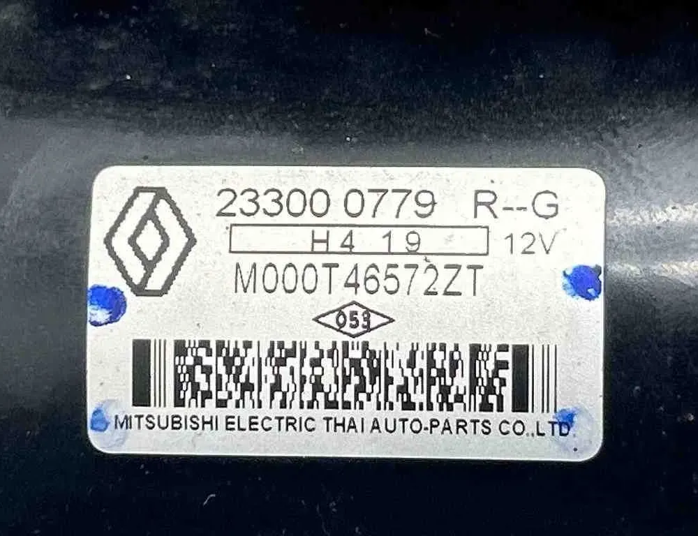RENAULT Captur 1 generation (2013-2019) Rozrusznik M000T46572ZT,H419,233000779R 32687909