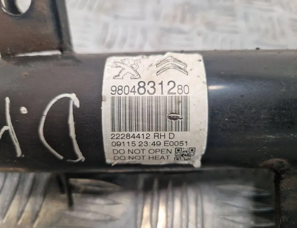 PEUGEOT 208 Peugeot 208 (2012-2015) Amortyzator przedni prawy 22284412,9804831280 31462060