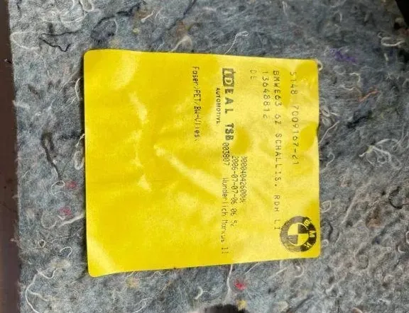 BMW 6 Series E63/E64 (2003-2010) Poprzeczka deski rozdzielczej/belka ramy 13648812,7009167 35053276