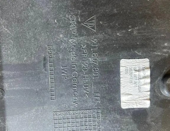 PORSCHE Taycan 1 generation (2019-2023) Number Holder 9j18087801 35051203