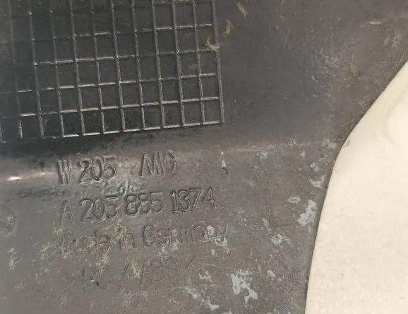 MERCEDES-BENZ C-Class W205/S205/C205 (2014-2023) Front Left Bumper Molding A2058851374 35047921