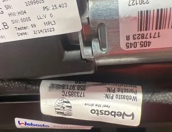 PORSCHE Cayenne 958 (2010-2018) Sunroof 95B971648 35051326