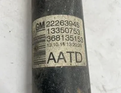 OPEL Meriva 2 generation (2010-2020) Rear Right Shock Absorber 13350753 22184438
