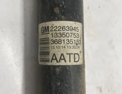 OPEL Meriva 2 generation (2010-2020) Rear Right Shock Absorber 13350753 22184442