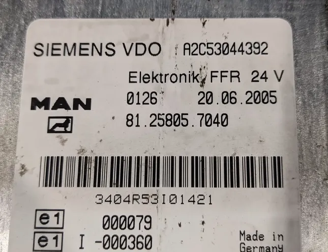 MAN TGA (2000-present) Blok śledzenia 81258057040,A2C53044392,Ip0009 33379468