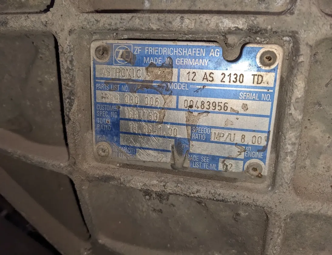 DAF XF 105 (2005-present) Skrzynia biegów 1681753,12as2130td,Astronic,1353030006,Ip1153 33797572