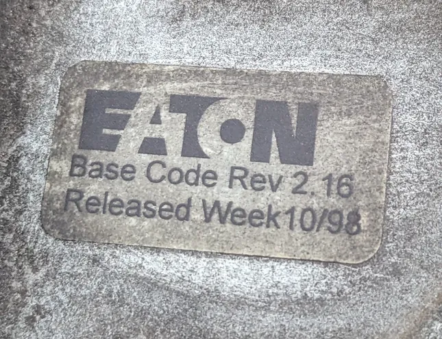 MAN F 2000 (1994-present) Gearbox control unit A6111eaton,A7464B,RTOA16910,6423c,EatonfullerTCM,BasecodeRev2.16 35052408