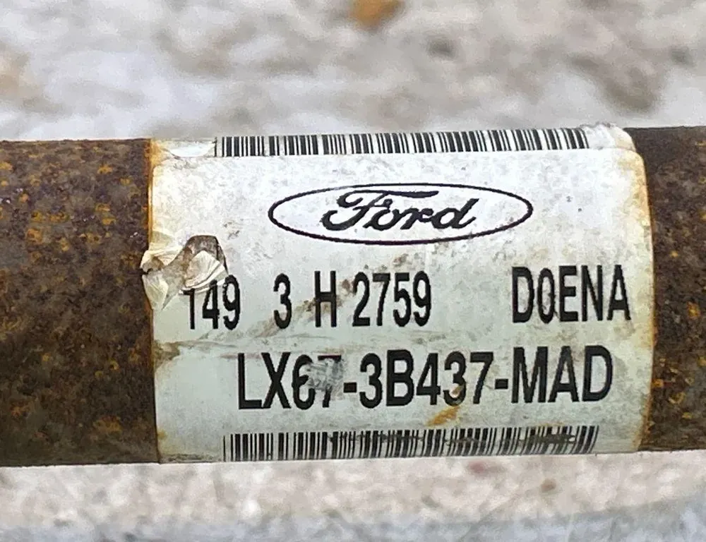 FORD Kuga 3 generation (2019-2023) Przedni lewy wał napędowy LX673B437MAD 35033688