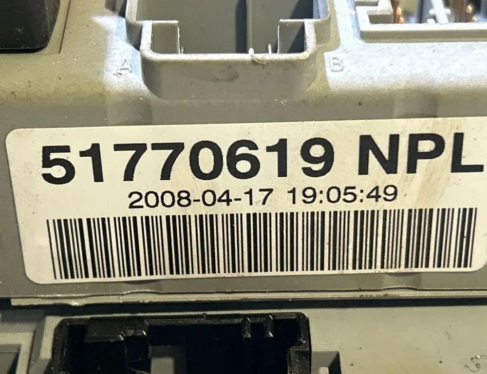 FIAT Doblo 1 generation (2001-2017) Fuse box 20080417,51770619 35029524