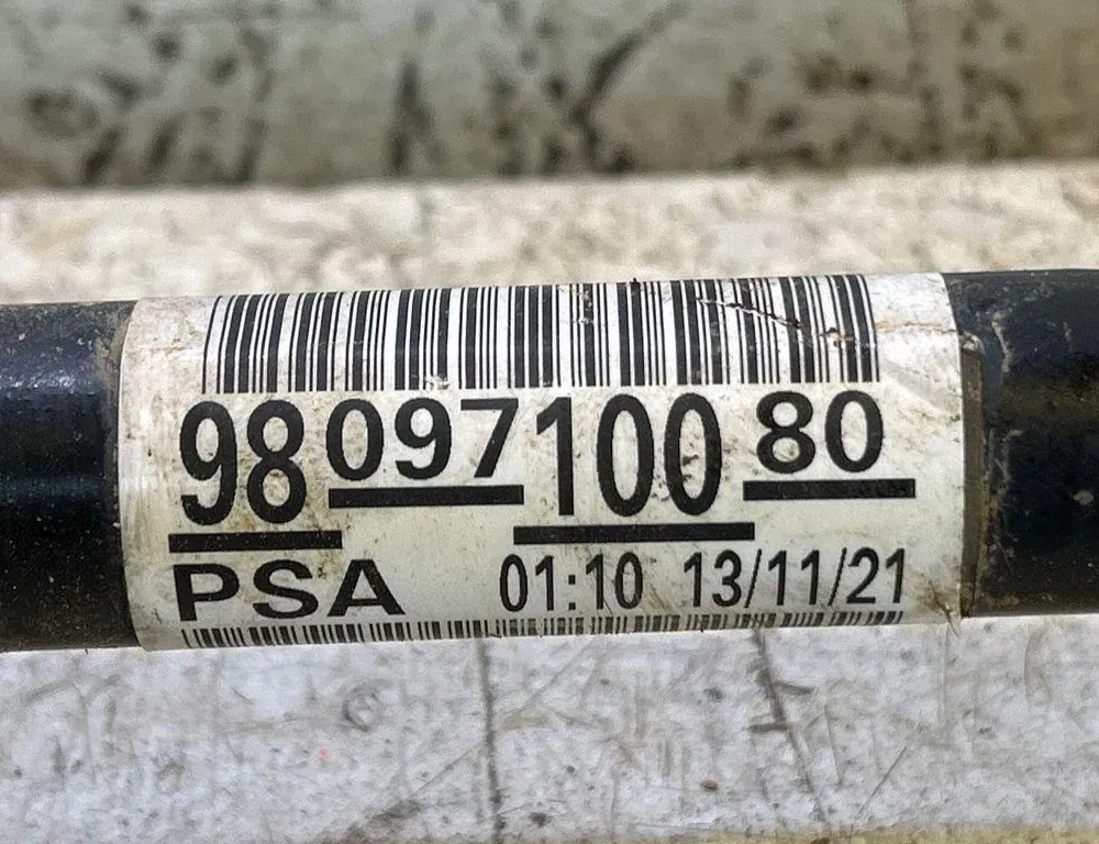 OPEL Crossland X 1 generation (2017-2023) Front Left Driveshaft 9809710080 35030508