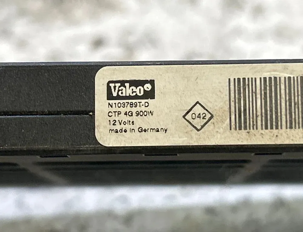 DACIA Logan 1 generation (2004-2012) Electric Cabin Heater Radiator N103789TD 35015704