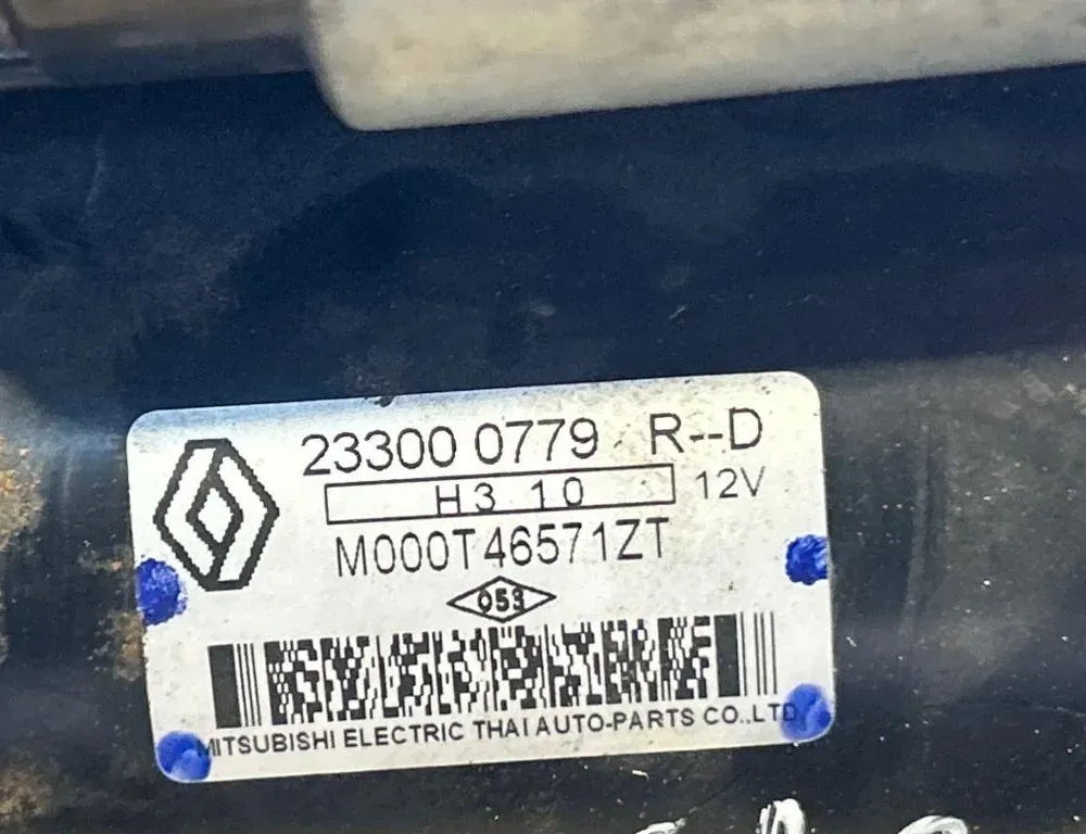 DACIA Sandero 2 generation (2013-2020) Rozrusznik 233000779,H310,M000T46571ZT 35010570