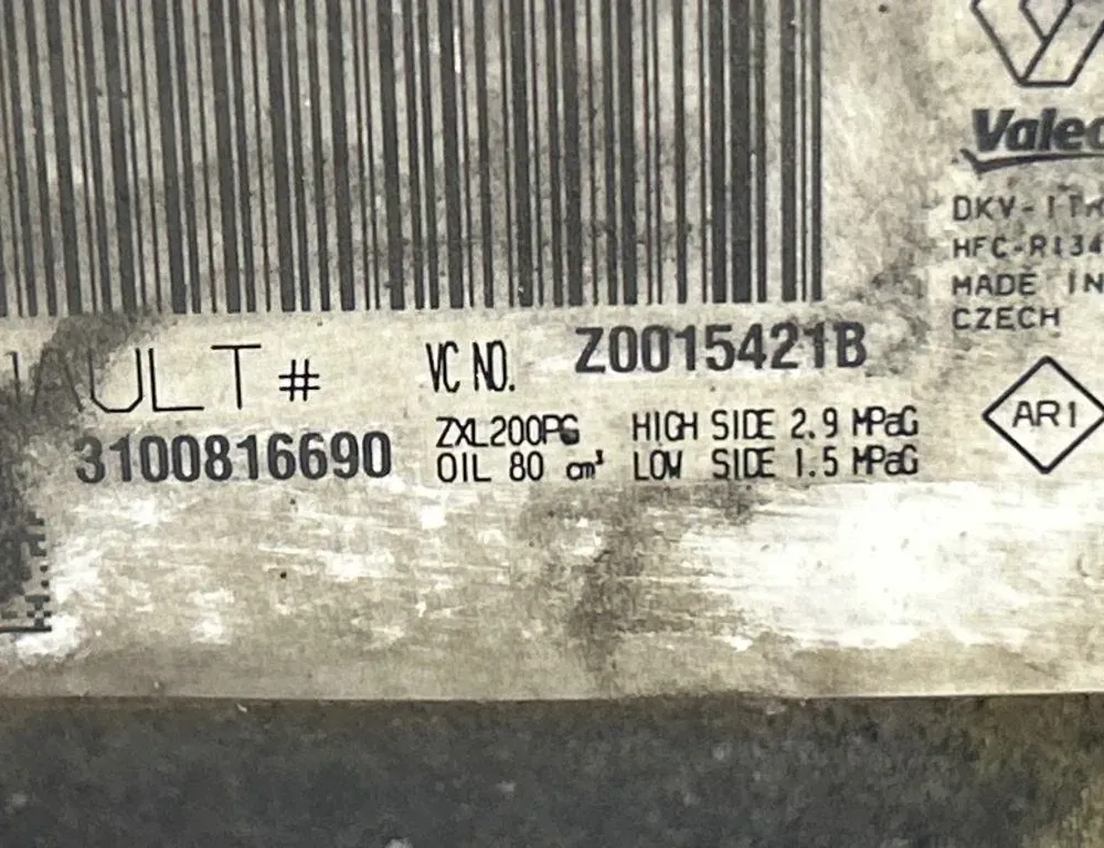 DACIA Sandero 2 generation (2013-2020) Pompa klimatyzacji 3100816690,ZXL200PG,Z0015421B 35010540